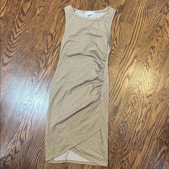 Treasure & Bond Asymmetrical Olive Green Dress - Picture 1 of 4